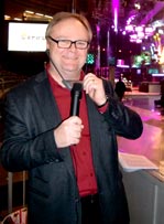 Peter Lilliecrona vid Melodifestivalen 2010 i Göteborg